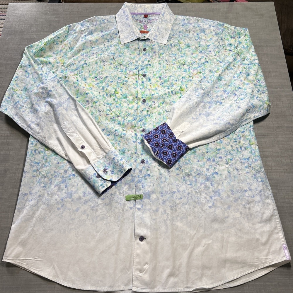 Luciano Visconti Multicolor Geometric Button Up Shirt Men's XL Limited Edition - Picture 1 of 9